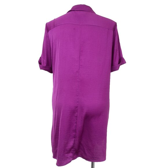 Chico's Colorful XL/16 (3) Long Tunic Shirt Button Down Front Pockets Summer - Picture 5 of 9